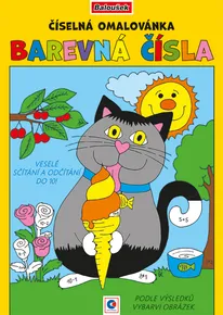 Číselná omalovánka - A4 - Barevná čísla